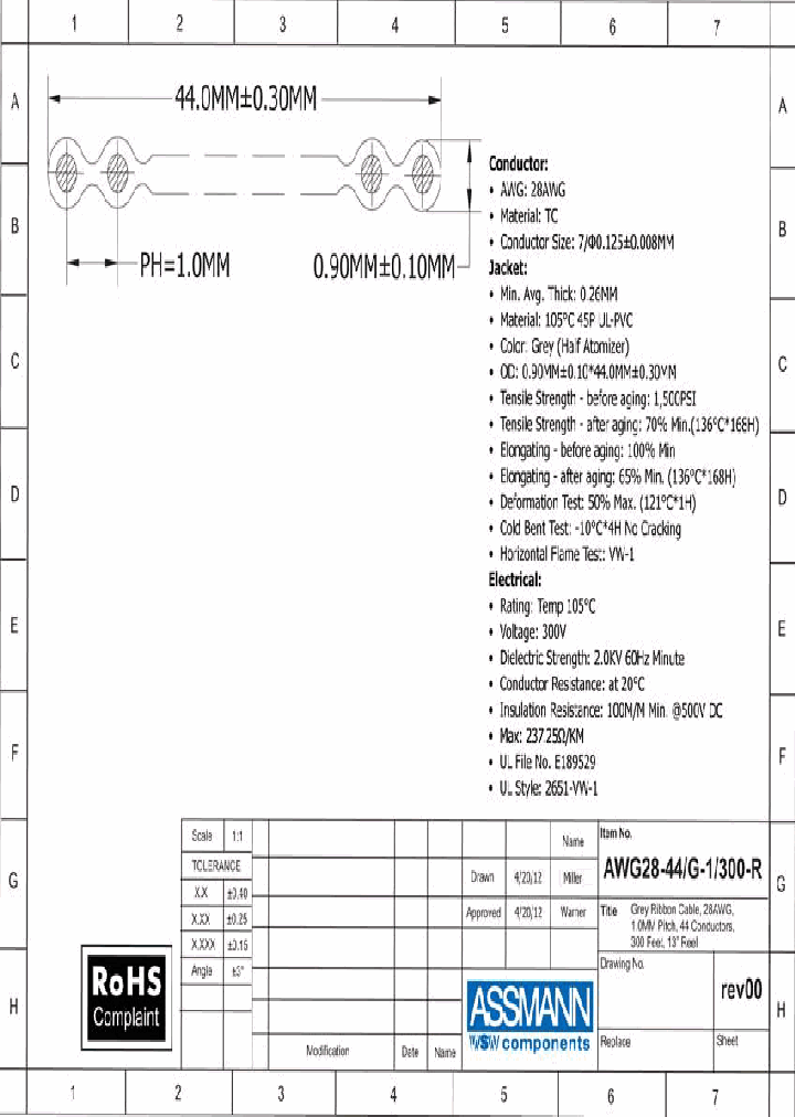 AWG28-44-G-1-300-R_8892937.PDF Datasheet