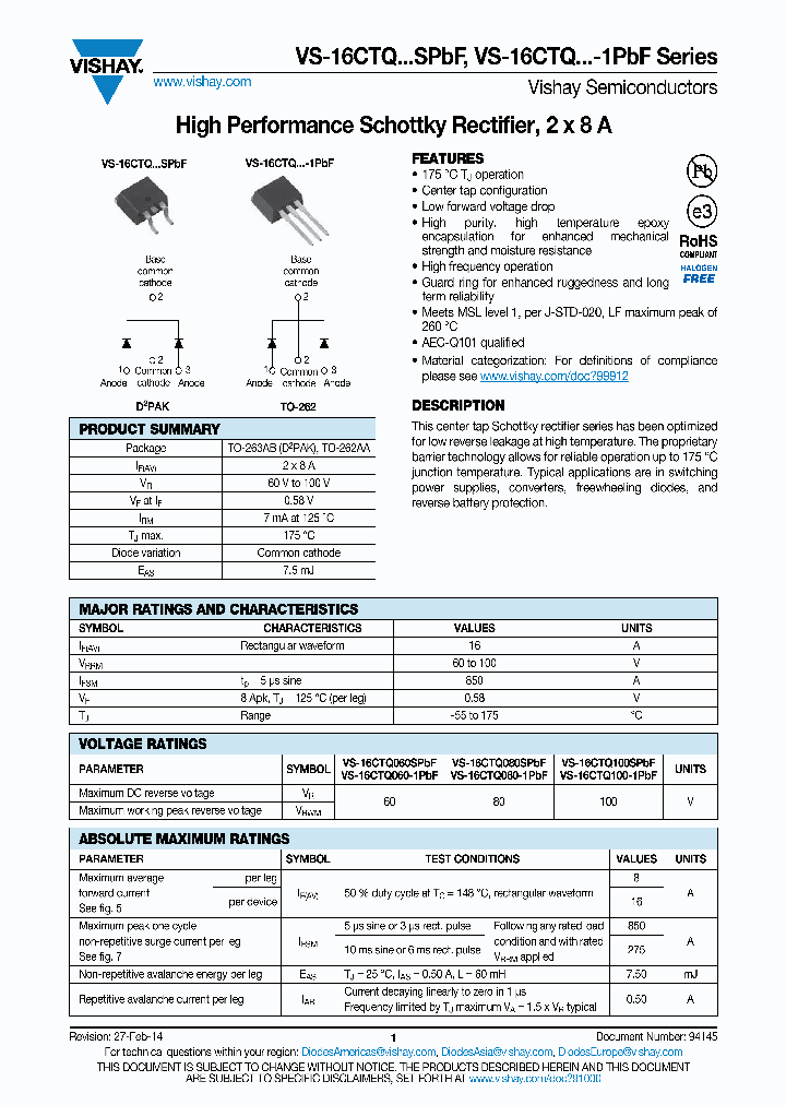 VS-16CTQ080-1PBF_8893527.PDF Datasheet