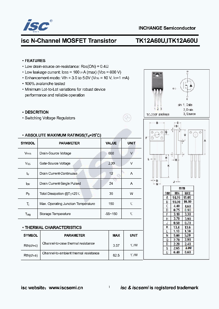 TK12A60U_8893968.PDF Datasheet