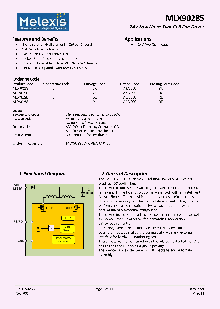 MLX90285LDCAAA-000RE_8894148.PDF Datasheet