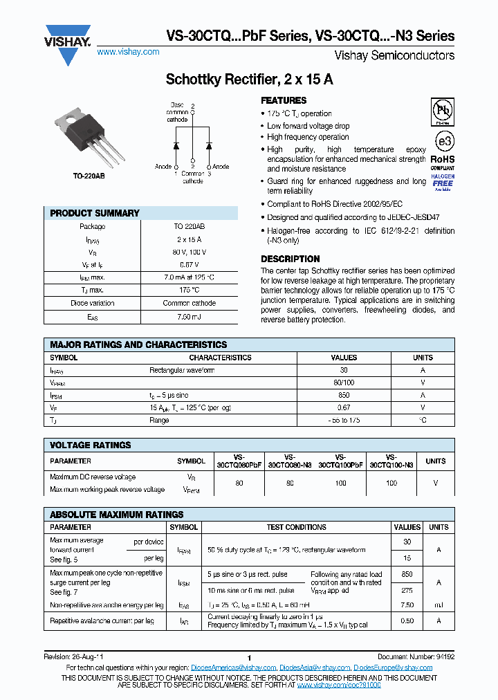 VS-30CTQ100-N3_8894263.PDF Datasheet