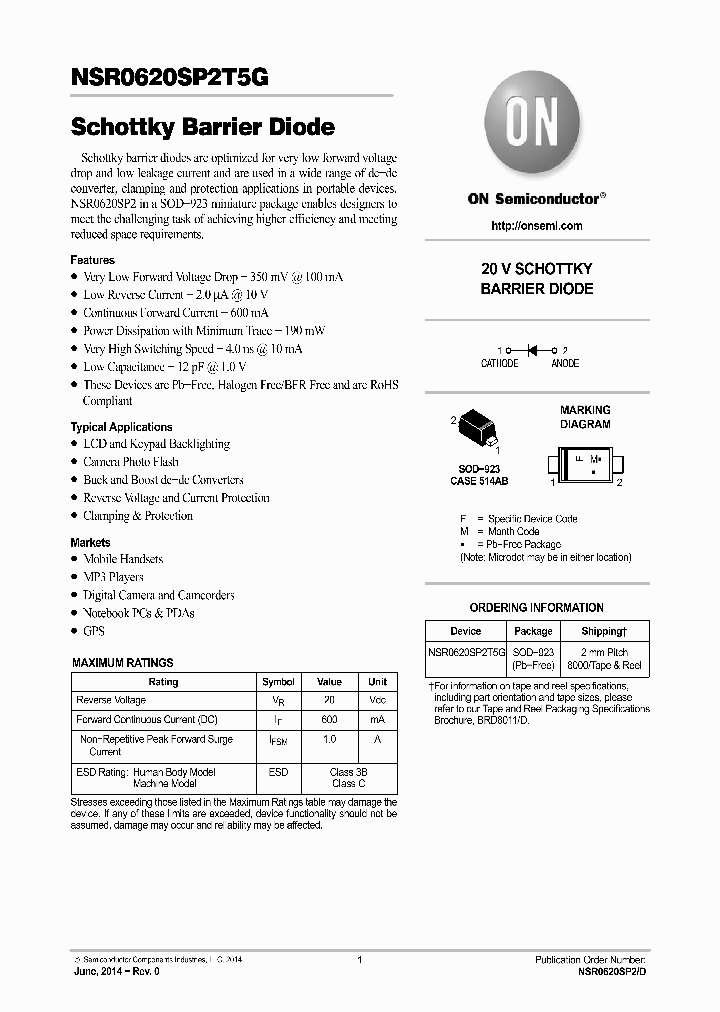 NSR0620SP2T5G_8894570.PDF Datasheet