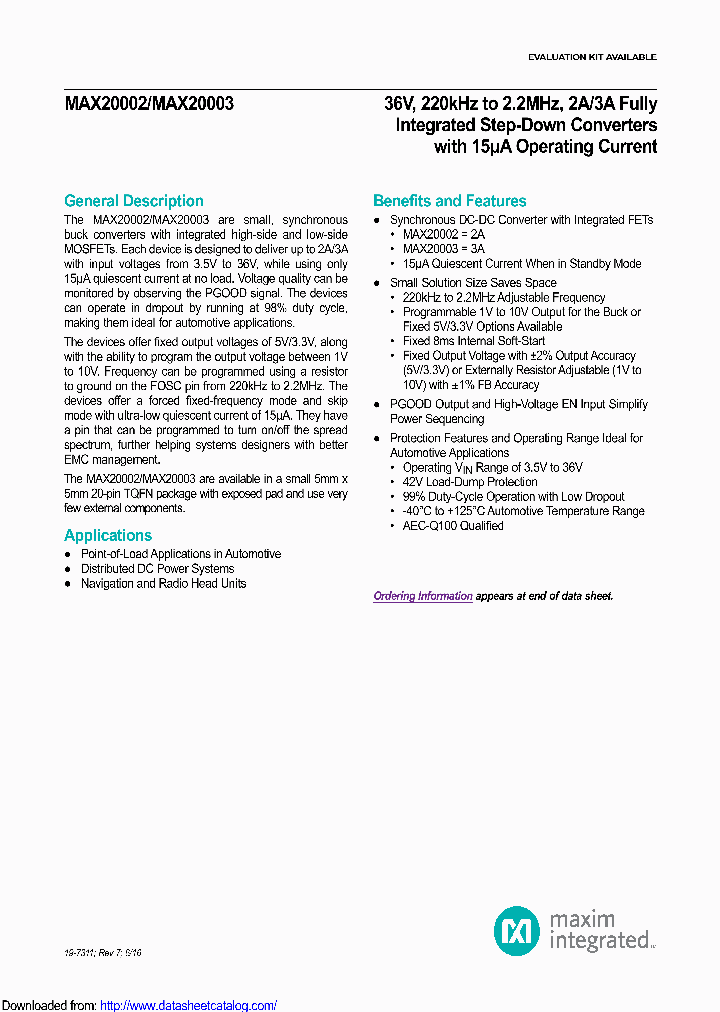 MAX20003ATPAVTGE_8894606.PDF Datasheet