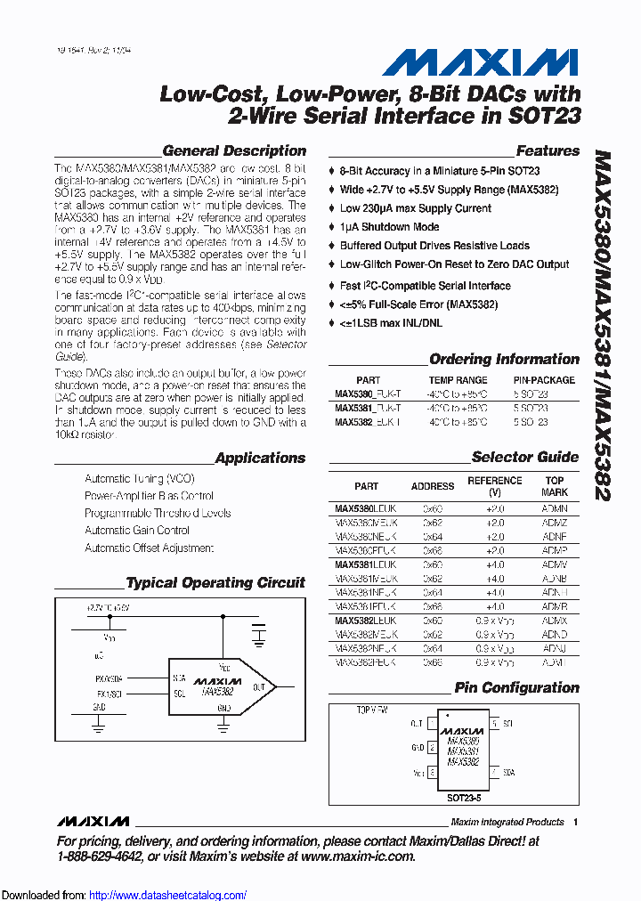 MAX5382PEUKTGE4_8894609.PDF Datasheet