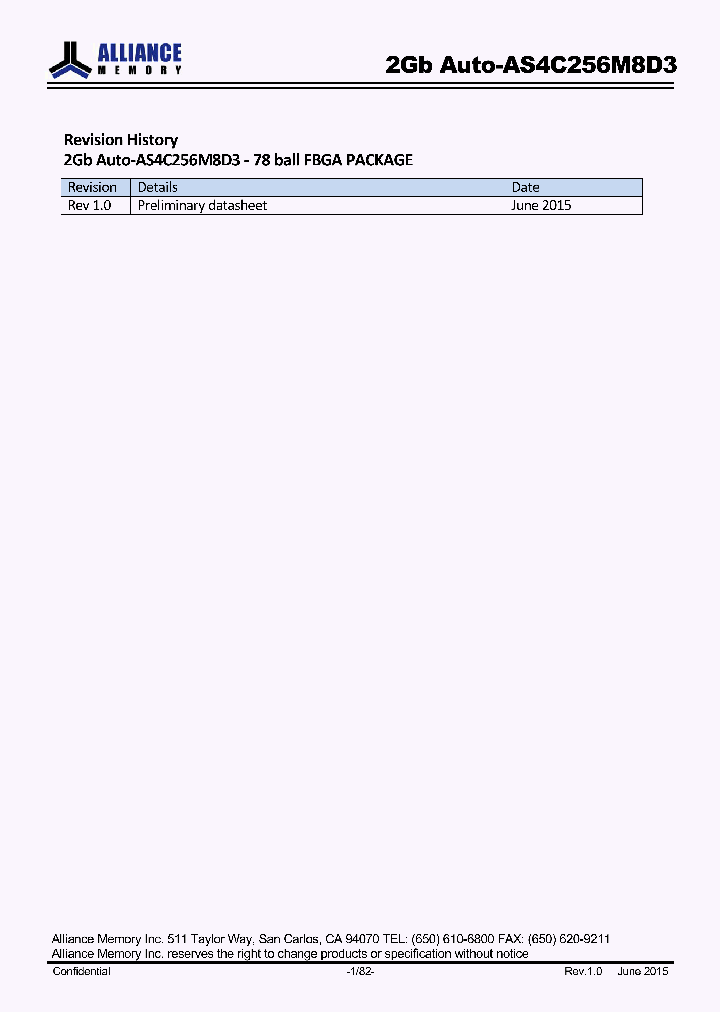 2GB-AUTO-AS4C256M8D3_8894756.PDF Datasheet