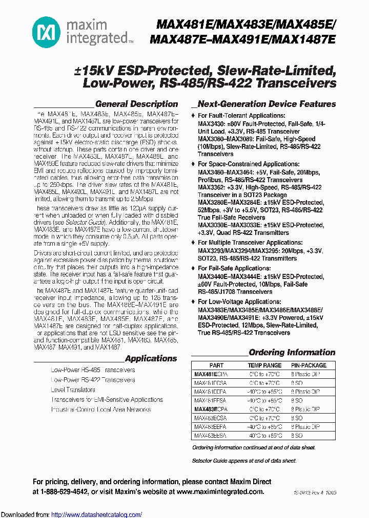 MAX487ESACBX_8895001.PDF Datasheet