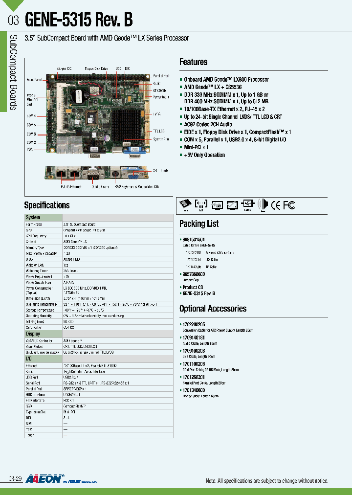 GENE-5315-B_8895010.PDF Datasheet