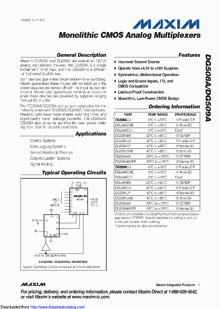 DG509AMYPR_8896176.PDF Datasheet