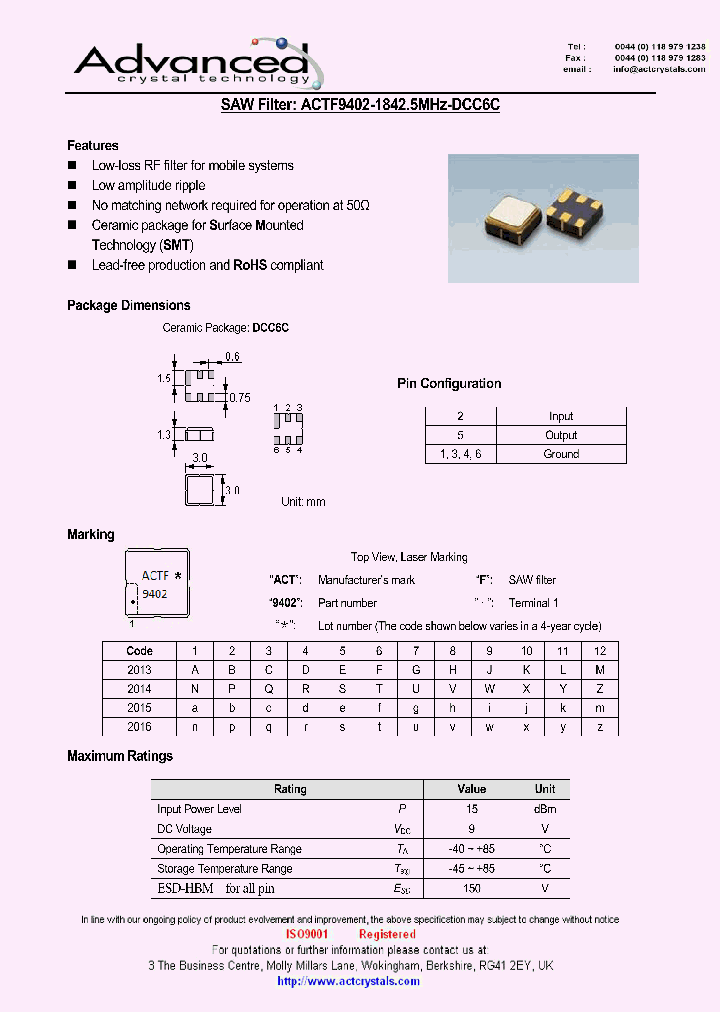 ACTF9402-18425MHZ-DCC6C_8896363.PDF Datasheet