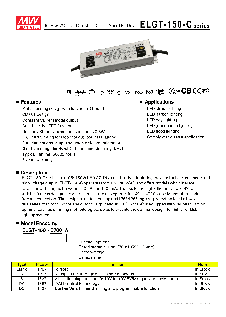 ELGT-150-C700A_8896807.PDF Datasheet