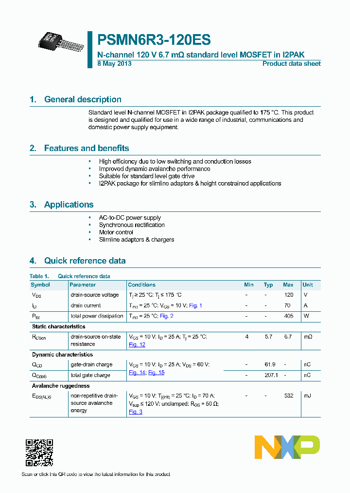 PSMN6R3-120ES-15_8896849.PDF Datasheet