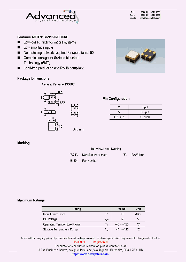 ACTF9160-9150-DCC6C_8897372.PDF Datasheet