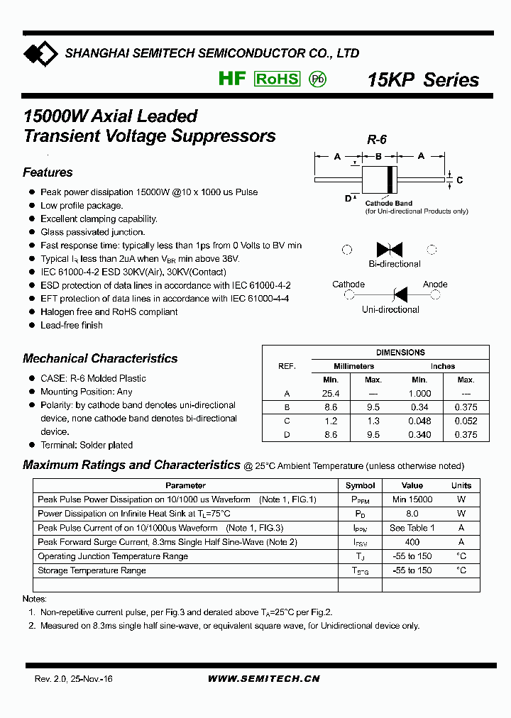 15KP100A_8897548.PDF Datasheet