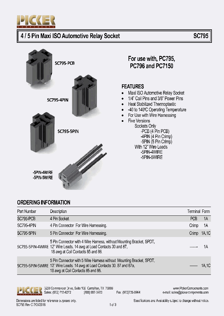 SC795-5PIN-5WIRE_8897632.PDF Datasheet