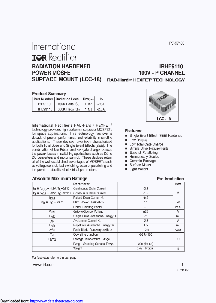 IRHE9110_8898077.PDF Datasheet