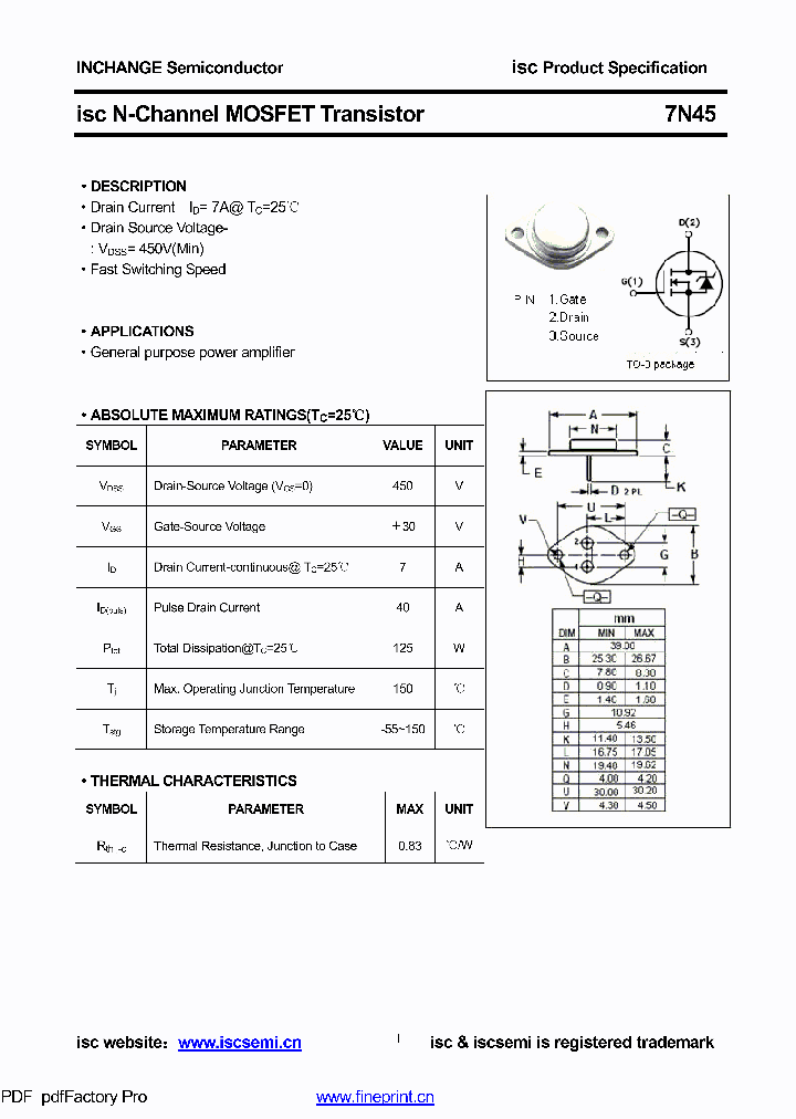 7N45_8898548.PDF Datasheet