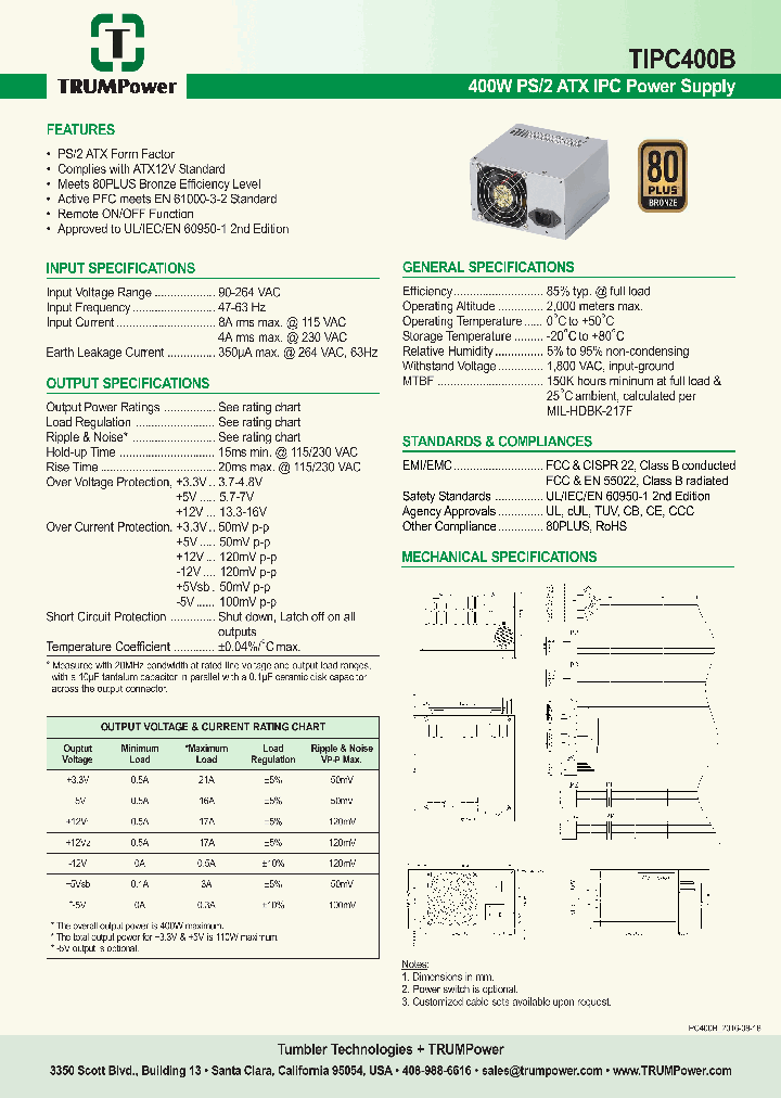 TIPC400B_8898837.PDF Datasheet