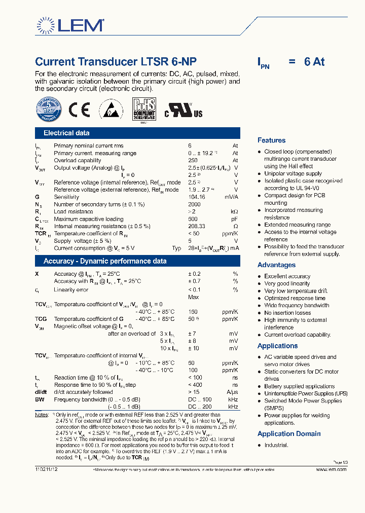 LTSR6-NP-11_8899688.PDF Datasheet