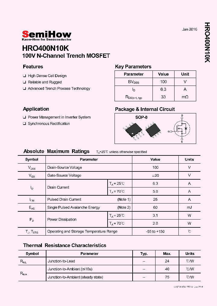 HRO400N10K_8899786.PDF Datasheet