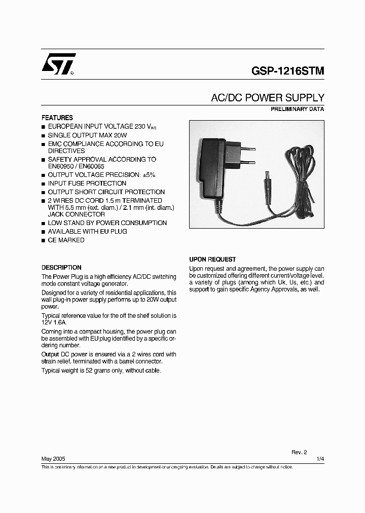 GSP-1216STM_8900146.PDF Datasheet
