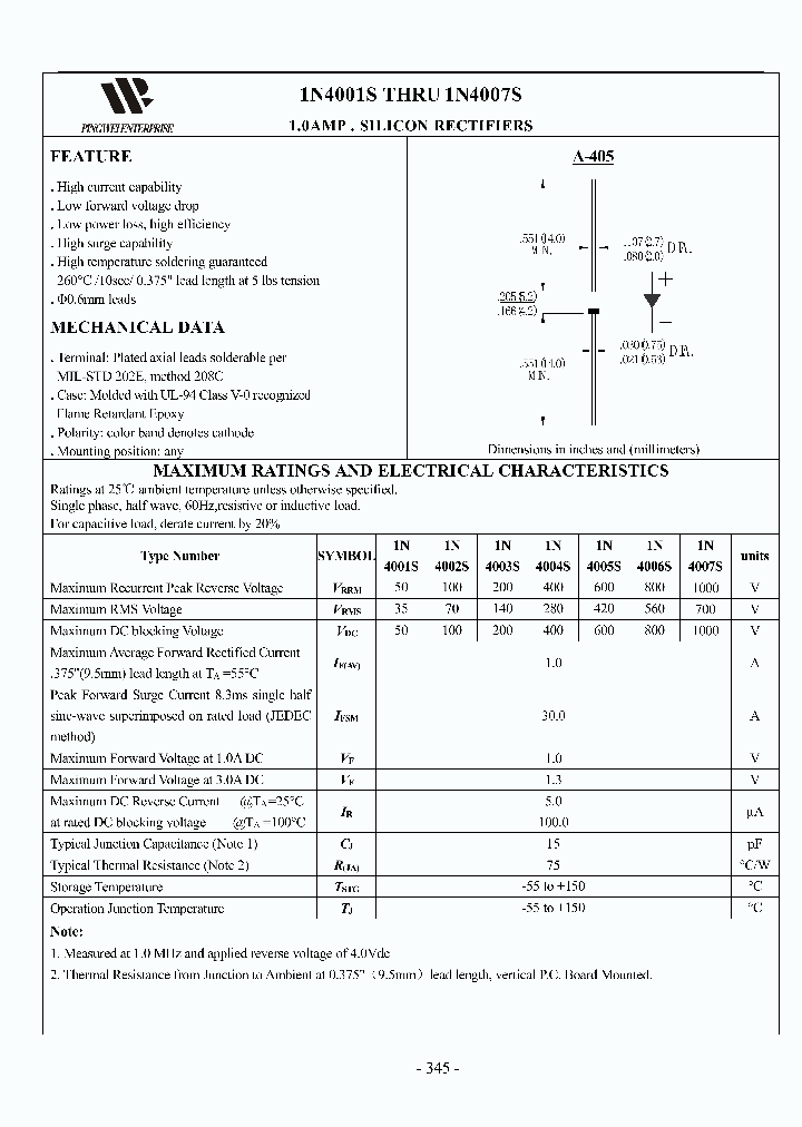1N4007S_8900248.PDF Datasheet