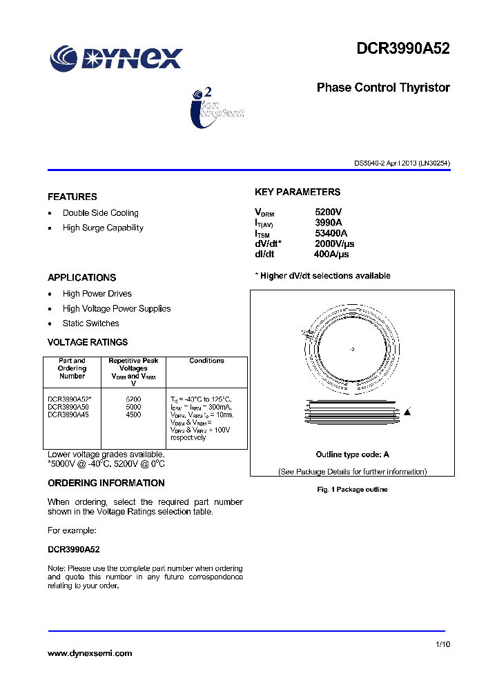 DCR3990A45_8900624.PDF Datasheet