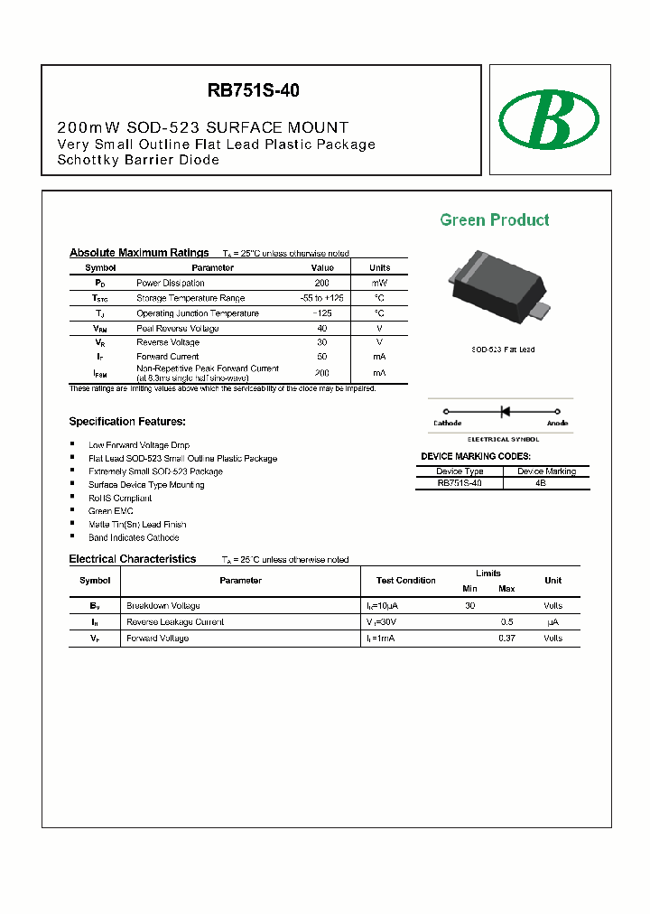 RB751S-40_8900757.PDF Datasheet