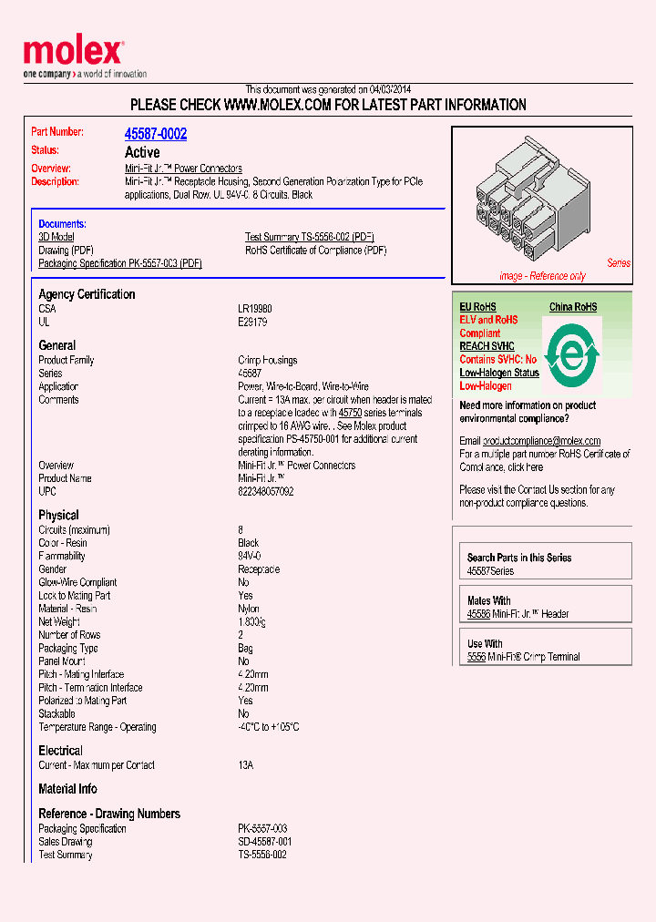 45587-0002_8900796.PDF Datasheet