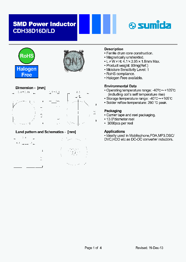 CDH38D16DLDHF-100MC_8901088.PDF Datasheet