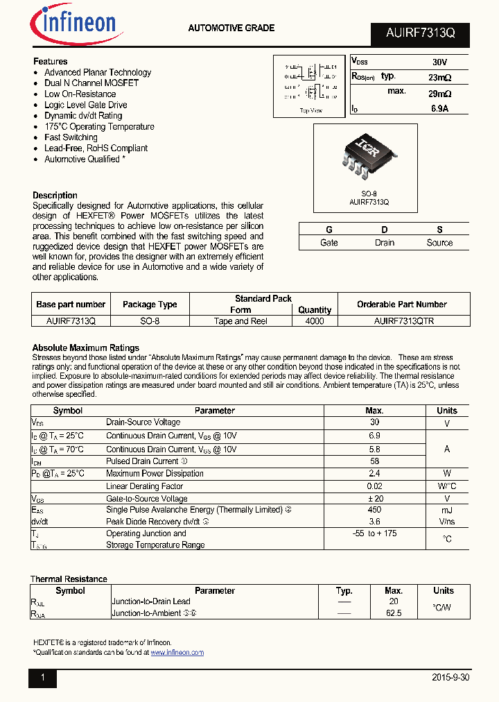 AUIRF7313Q_8901152.PDF Datasheet