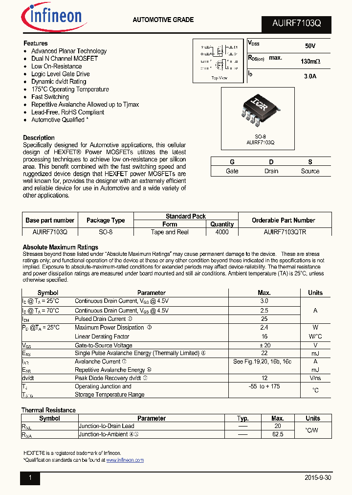AUIRF7103QTR_8901145.PDF Datasheet