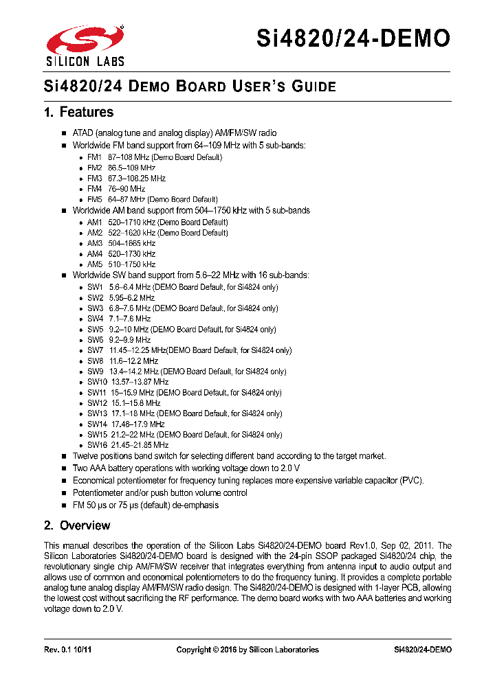 SI4820-DEMO_8901183.PDF Datasheet