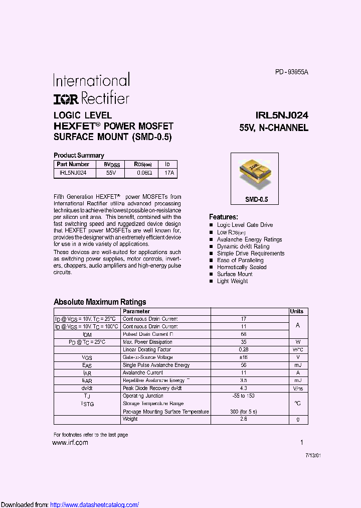 IRL5NJ024SCS_8901581.PDF Datasheet