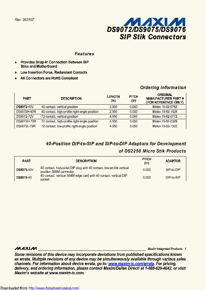 DS9072-72VNO-BRAND_8901883.PDF Datasheet