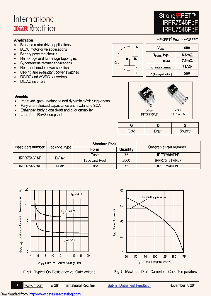 IRFR7546TRPBF_8902691.PDF Datasheet