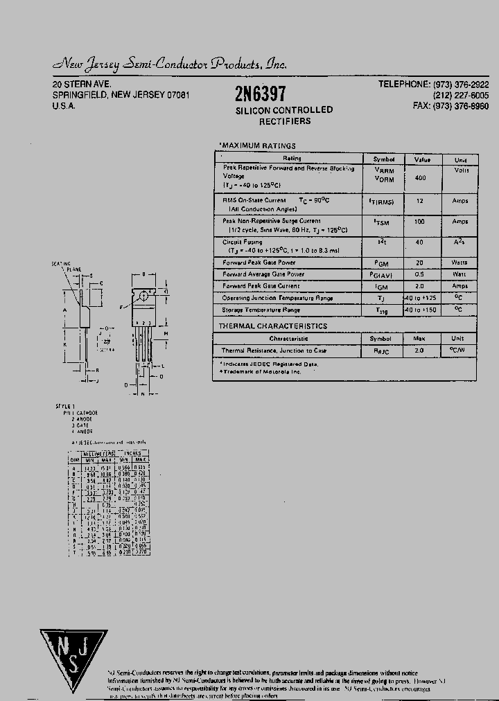 2N6397_8902737.PDF Datasheet