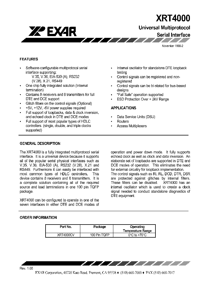 XRT4000_8903448.PDF Datasheet