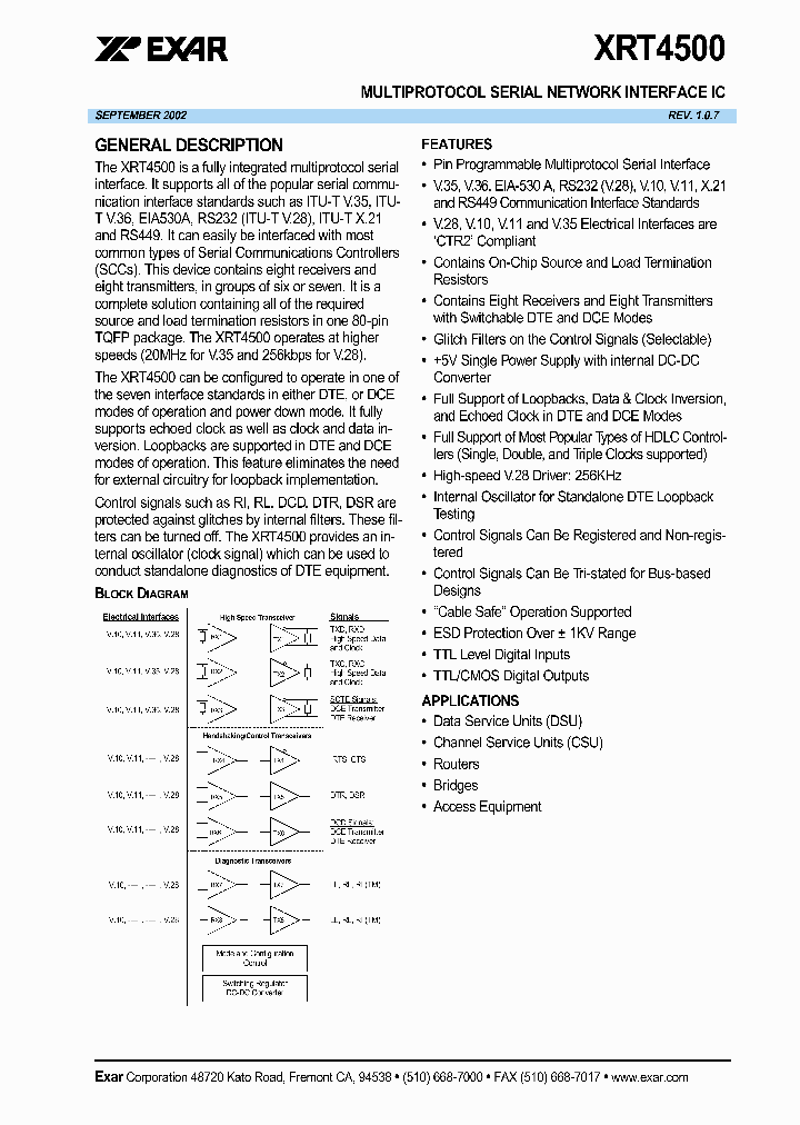 XRT4500_8903449.PDF Datasheet