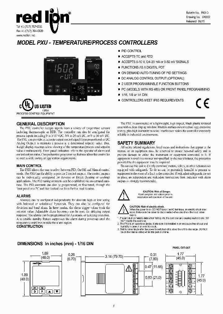 PXU21A30_8905073.PDF Datasheet