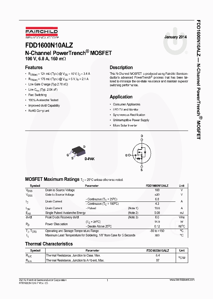 FDD1600N10ALZ_8905277.PDF Datasheet