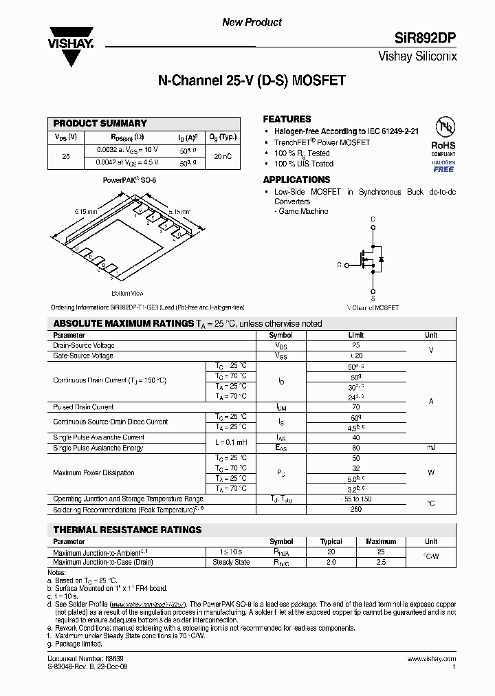 SIR892DP_8905613.PDF Datasheet