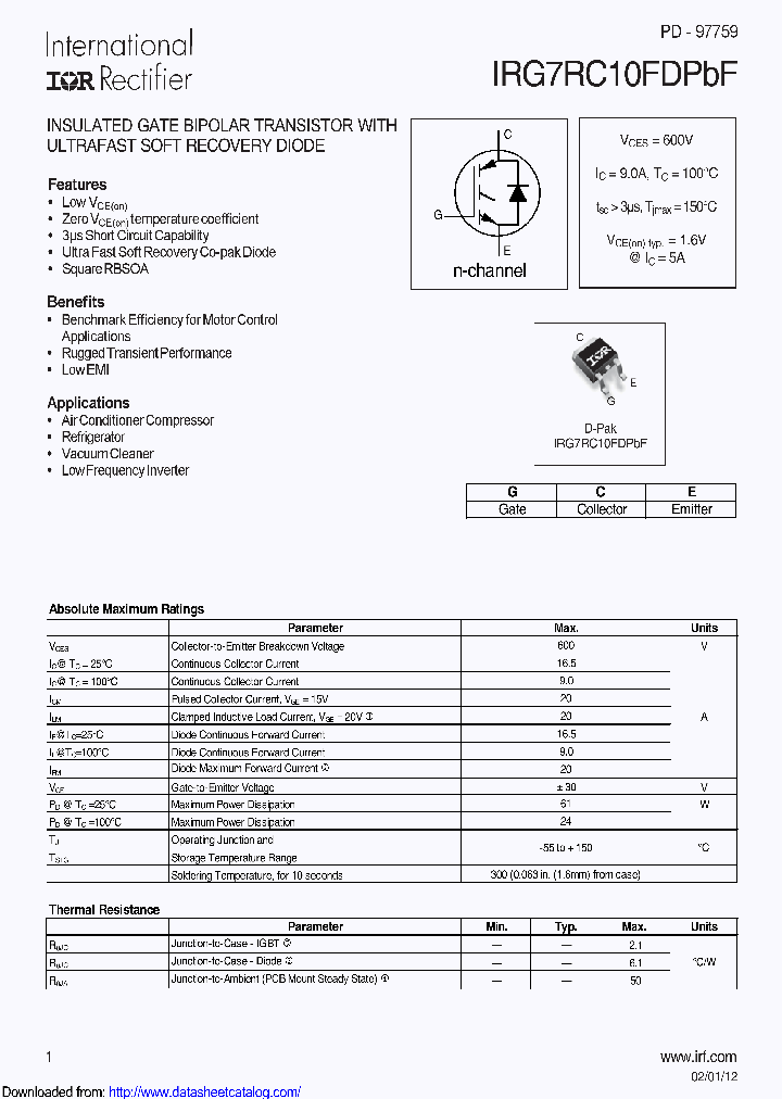 IRG7RC10FD_8905932.PDF Datasheet
