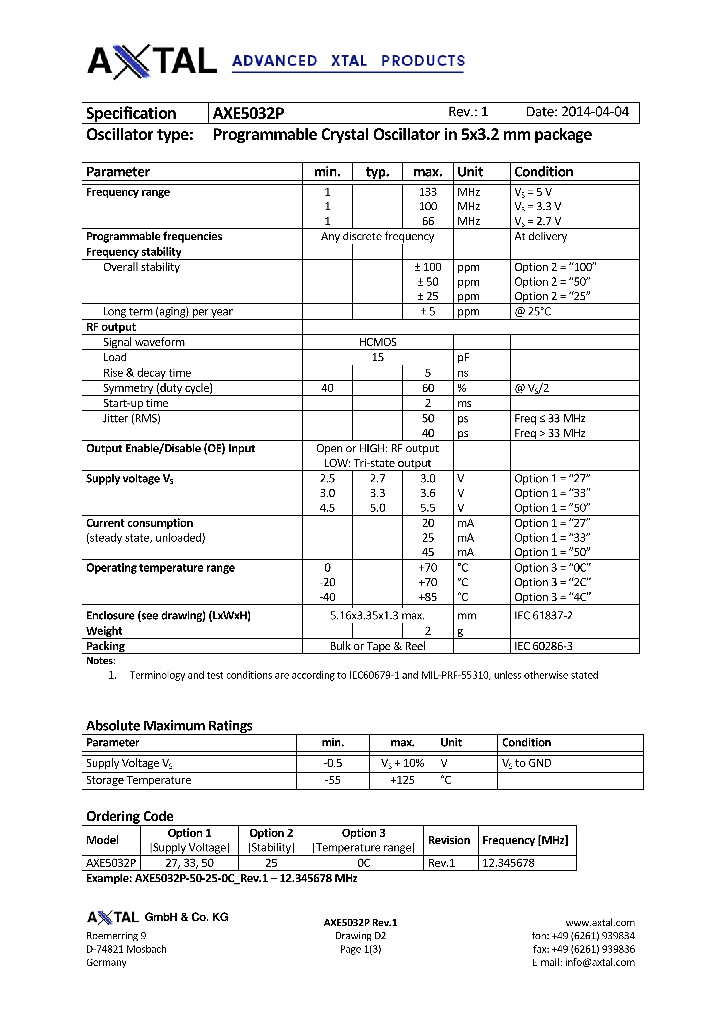 AXE5032P_8906081.PDF Datasheet