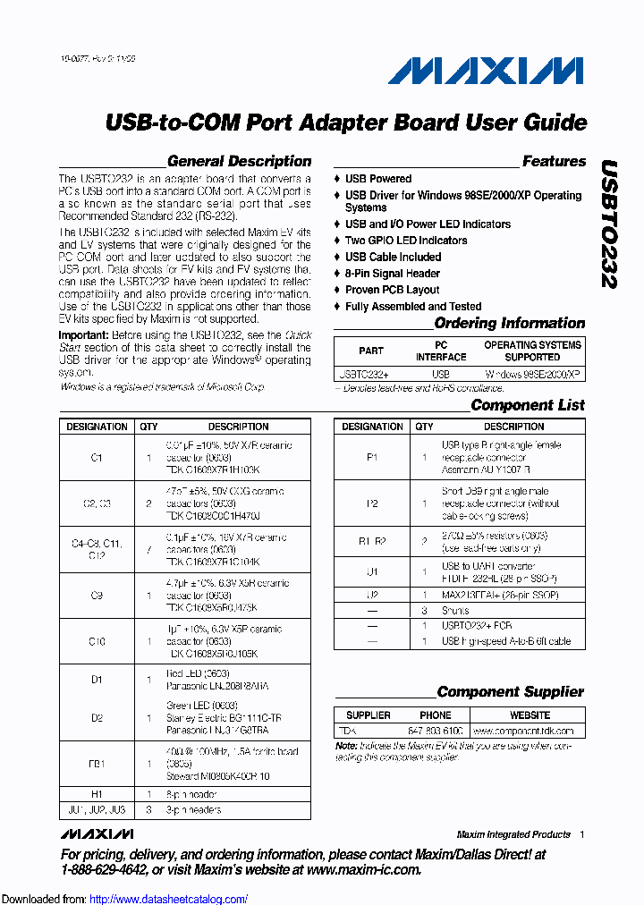 USBTO232_8906637.PDF Datasheet
