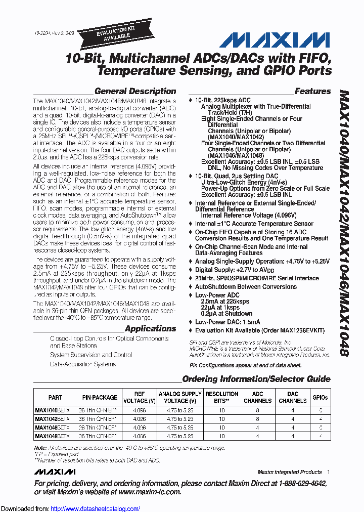 MAX1040BETX_8906893.PDF Datasheet