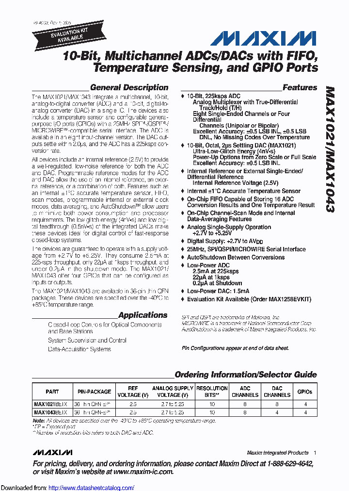 MAX1043BETX_8906895.PDF Datasheet