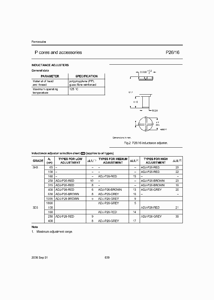ADJ-P26_8907555.PDF Datasheet