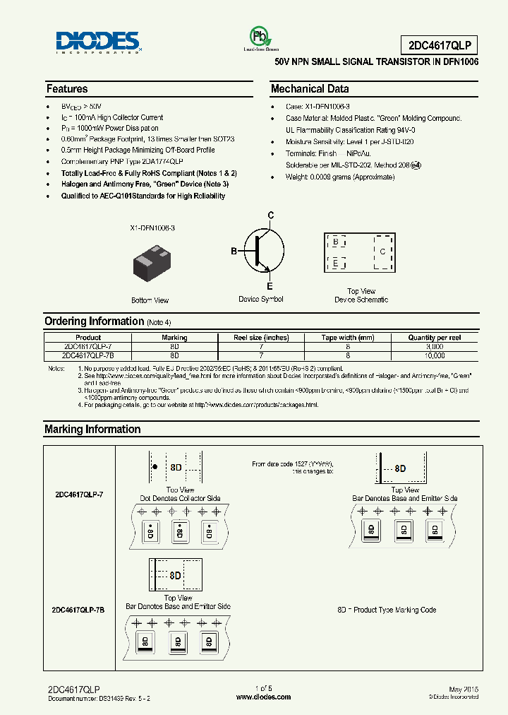 2DC4617QLP-15_8908120.PDF Datasheet