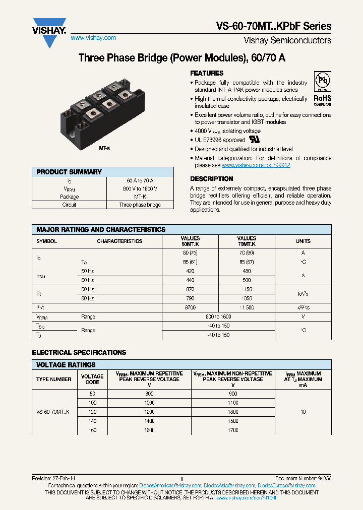 VS-60-70MTKPBF_8908658.PDF Datasheet