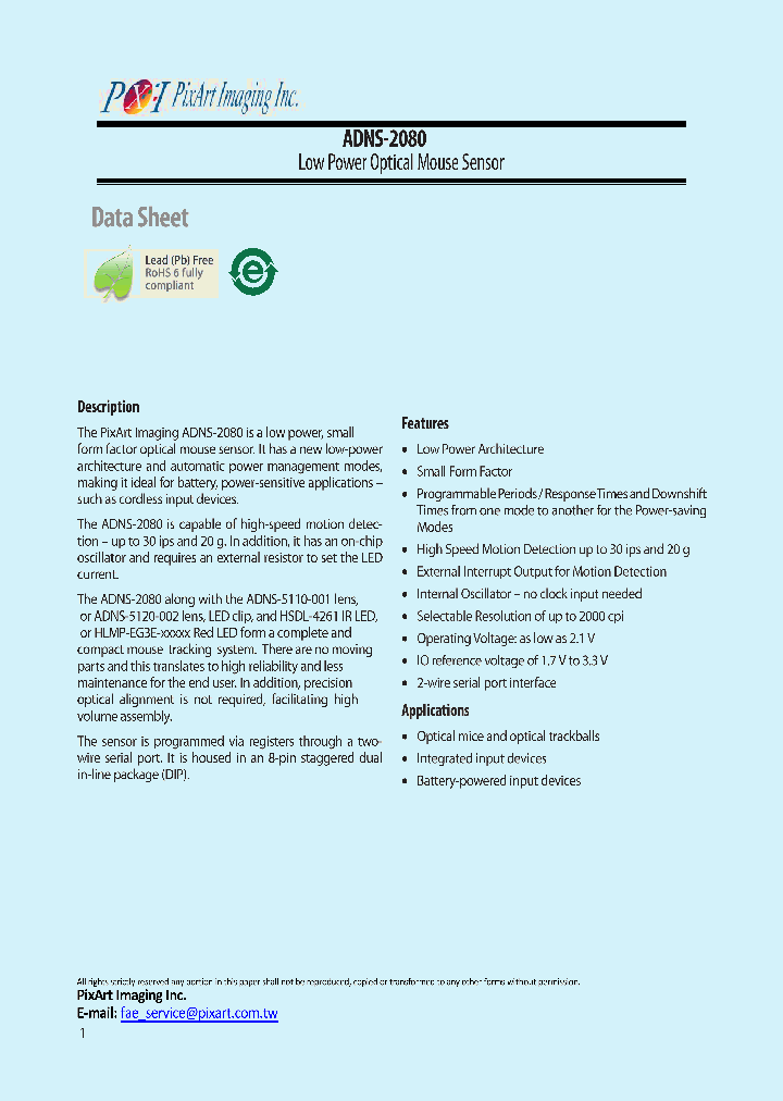 ADNS-2080-16_8908874.PDF Datasheet